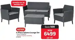 Makro KETER 4-Piece Salemo Lounge Set offer