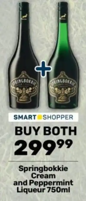Springbokkie Cream and Peppermint Liqueur
