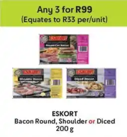 Makro Eskort Bacon Round, Shoulder or Diced offer