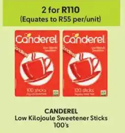 Makro CANDEREL Low Kilojoule Sweetener Sticks 100's offer