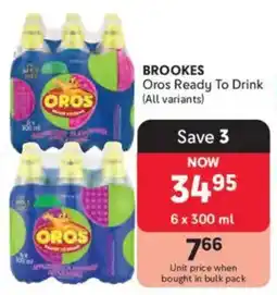 Makro BROOKES Oros Ready To Drink offer