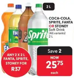 Makro Coca-Cola, Sprite, Fanta or Stoney Soft Drink offer