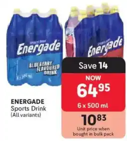 Makro Energade Sports Drink offer