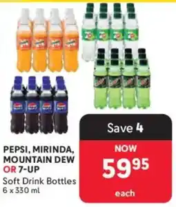 Makro Pepsi, Mirinda, Mountain Dew or 7-Up Soft Drink Bottles offer