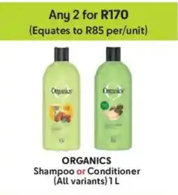 Makro Organics Shampoo or Conditioner offer