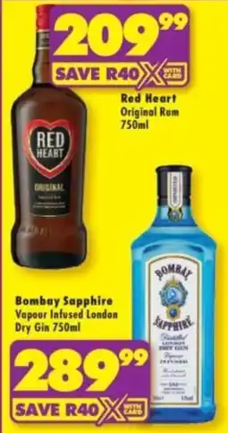Shoprite Liquor Red Heart Original Rum offer