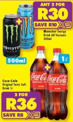 Shoprite Liquor Monster Energy Drink All Variants offer