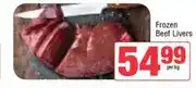 Spar Frozen Beef Livers per kg offer