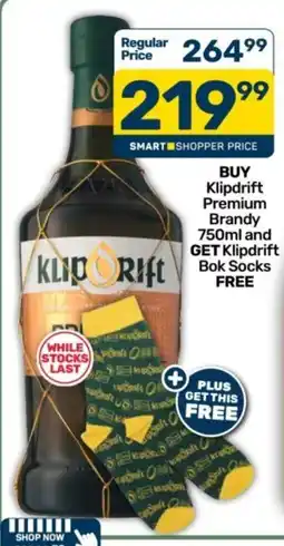 Pick n Pay Klipdrift Premium Brandy offer