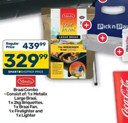Pick n Pay Metalix Braai Combo offer