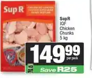 Spar Sup R IQF Chicken Chunks 5 kg offer