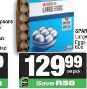 Spar SPAR Large Eggs 60s offer