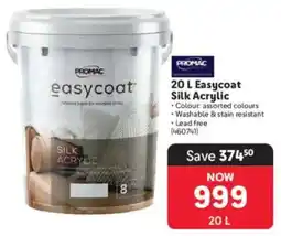 Makro Promac Easycoat Silk Acrylic Assorted offer