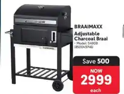 Makro BRAAIMAXX Adjustable Charcoal Braai offer