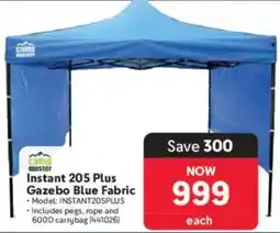 Makro Camp Master Instant 205 Plus Gazebo Blue Fabric offer