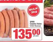 Spar SPAR Country Value Chilli Russian 3 kg offer