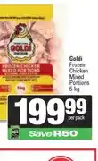 Spar Goldi Frozen Chicken Mixed Portions 5 kg offer