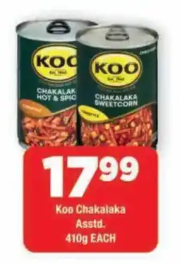 OK Grocer Koo Chakalaka Assorted offer