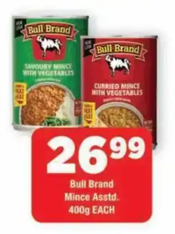 OK Grocer Bull Brand Mince Assstd. offer