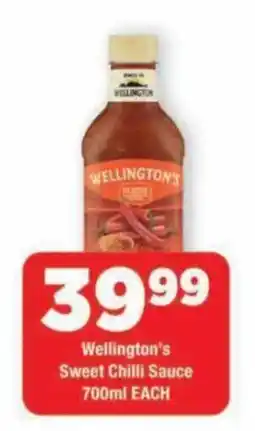 OK Grocer Wellington's Sweet Chilli Sauce offer