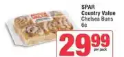 Spar SPAR Country Value Chelsea Buns 6s offer