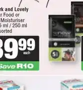 Spar Dark and Lovely Hair Food or Oil Moisturiser 125 ml / 250 ml Assorted offer