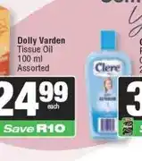 Spar Dolly Varden Tissue Oil 100 ml Assorted offer