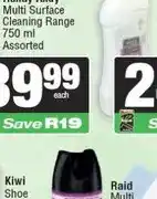 Spar Handy Andy Multi Surface Cleaning Range 750 ml Assorted offer