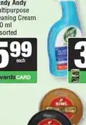 Spar Handy Andy Multipurpose Cleaning Cream 750 ml Assorted offer