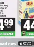 Spar Calpol Strawberry Paediatric Syrup 100 ml Assorted offer