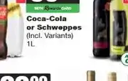 Spar Coca-Cola or Schweppes (Incl. Variants) 1L offer