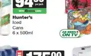 Spar Hunter's Iced Cans 6 x 500ml offer