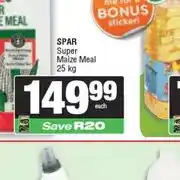 Spar SPAR Super Maize Meal 25 kg offer