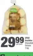 Spar SPAR freshline Unpeeled Onions 1 kg offer