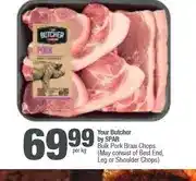 Spar Your Butcher by SPAR Bulk Pork Braai Chops per kg offer