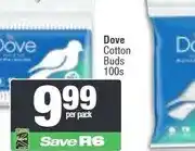 Spar Dove Cotton Buds 100s offer