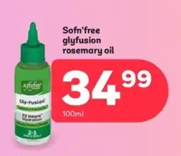 PEP Sofn'free glyfusion rosemary oil offer