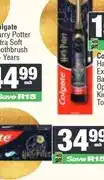 Spar Colgate Harry Potter Ultra Soft Toothbrush 6+ Years offer