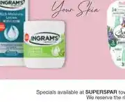Spar Ingram's Rich Moisture Lotion & Camphor Cream offer
