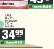 Spar Parodontax Toothpaste 75 ml Assorted (Excl. Premium Range) offer