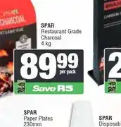 Spar SPAR Restaurant Grade Charcoal 4 kg offer