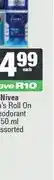 Spar Nivea Men's Roll On Deodorant 50 ml Assorted offer