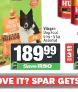 Spar Vitagen Dog Food 6 kg - 8 kg Assorted offer