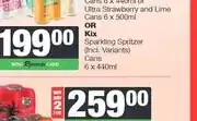Spar Strongbow Premium Apple Cider Cans 6 x 440ml / Ultra 6 x 500ml OR Kix Sparkling Spritzer Cans 6 x 44 offer