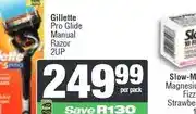 Spar Gillette Pro Glide Manual Razor 2UP offer