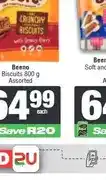 Spar Beeno Biscuits 800 g Assorted offer