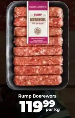 Food Lover's Market Food Lover's Rump Boerewors offer
