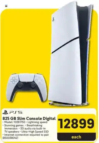 PS5 825 GB Slim Console Digital