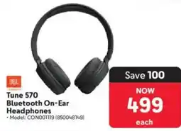 Makro JBL Tune 570 Bluetooth On-Ear Headphones offer
