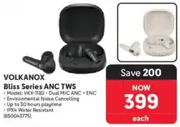Makro VOLKANOX Bliss Series ANC TWS offer